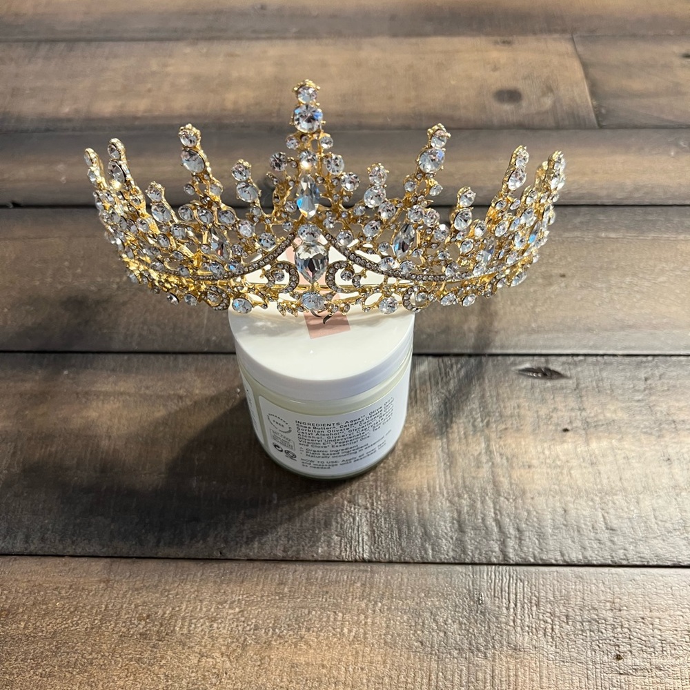 Gold Crown from Etsy. New - never used